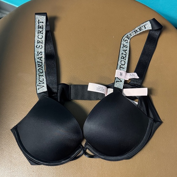 Victoria's Secret Other - Victoria's Secret Rhinestone Bra with Logo Straps